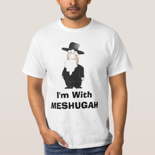 Ik ben bij MESHUGAH - Funny Rabbi Shirt (Voorkant)
