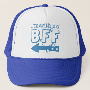 Ik ben bij mijn BFF (links) Trucker Pet