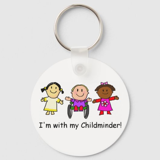 Ik ben bij mijn kinderherinnering sleutelhanger (Voorkant)