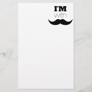 Ik ben bij Mustache Briefpapier