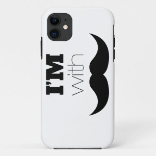 Ik ben bij Mustache iPhone 11 Hoesje