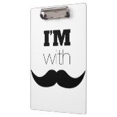 Ik ben bij Mustache Klembord (Links)