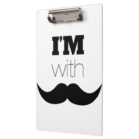 Ik ben bij Mustache Klembord (Links)