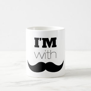 Ik ben bij Mustache Koffiemok