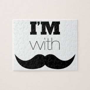 Ik ben bij Mustache Legpuzzel