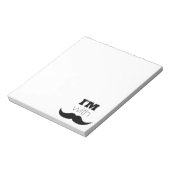 Ik ben bij Mustache Notitieblok (Linkerzijde)