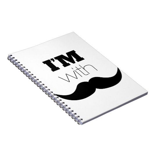 Ik ben bij Mustache Notitieboek (Rechterzijde)