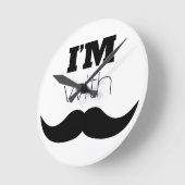 Ik ben bij Mustache Ronde Klok (Hoek)