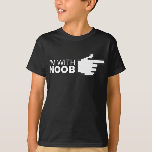Ik ben bij Noob T-shirt (Voorkant)