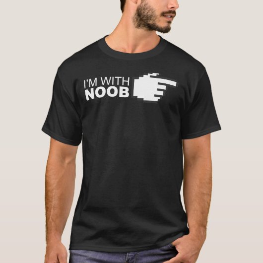 Ik ben bij Noob T-shirt (Voorkant)
