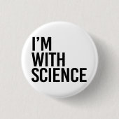Ik ben bij Science Ronde Button 3,2 Cm (Voorkant)