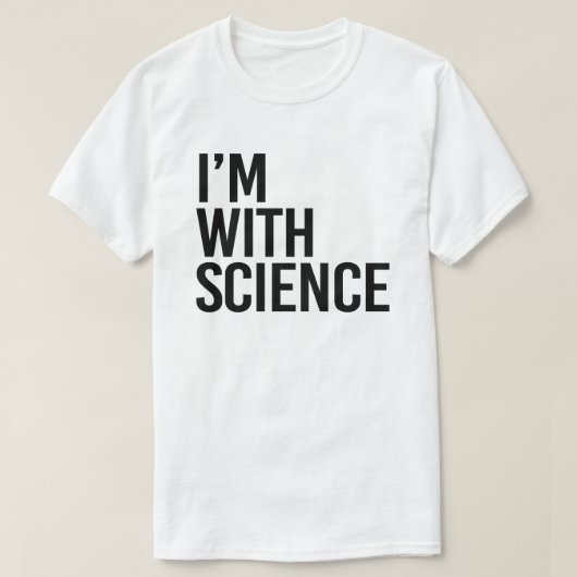 Ik ben bij Science T-shirt (Design voorkant)
