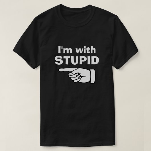 Ik ben bij Stomme vriendin shirt. T-shirt (Design voorkant)