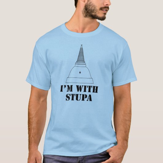 Ik ben bij Stupa T-shirt (Voorkant)