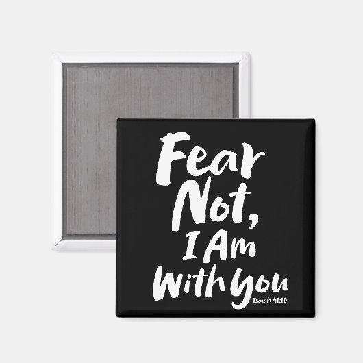 IK BEN BIJ U Christelijk geloof God Jezus Magneet (Voorkant / Achterkant)