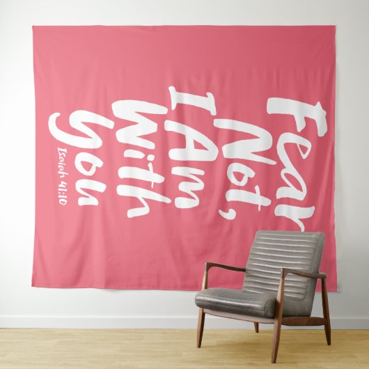 IK BEN BIJ U Christelijk geloof God Jezus Wandkleed (In Situ (horizontaal))