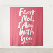 IK BEN BIJ U Christelijk geloof God Jezus Wandkleed (Voorkant)