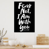 IK BEN BIJ U - GodshoopGod Jezus Poster (Keuken)