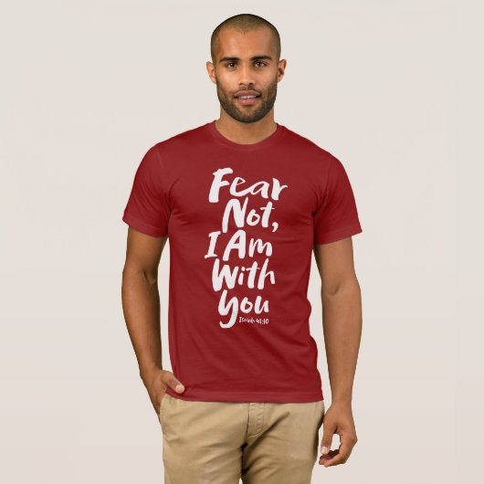 IK BEN BIJ U - GodshoopGod Jezus T-shirt (Voorkant volledig)