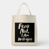 IK BEN BIJ U - GodshoopGod Jezus Tote Bag (Achterkant)