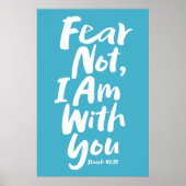 IK BEN BIJ U... Religieus geloof Jezus Poster (Voorkant)