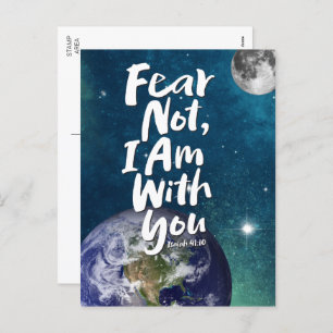 IK BEN BIJ U - Space Hope Jesus Feestdagenkaart