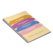 Ik ben Bijbelverzen gepersonaliseerd Notitieboek (Rechterzijde)