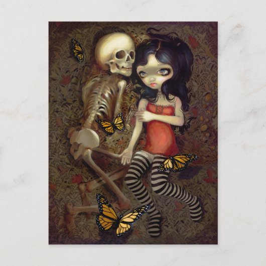 "Ik ben bijna bij je" Briefkaart (Voorkant)