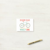 Ik ben Biker Dad Day Wheely Cooler fiets Bi Post-it® Notes (Op bureau)