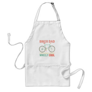 Ik ben Biker Dad Day Wheely Cooler fiets Bi Standaard Schort