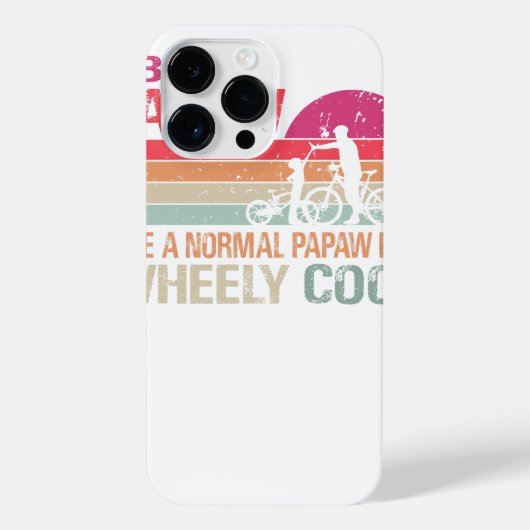 Ik ben Biker Papaw Fathers Day Wheely Cooler bicyc iPhone Hoesje (Achterkant)
