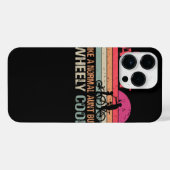 Ik ben Biker tante Fathers Day Wheely Cooler fiets iPhone Hoesje (Achterkant horizontaal)
