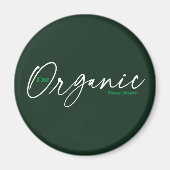 Ik ben biologisch | Elegant Minimale handgeschreve Magneet (Voorkant)