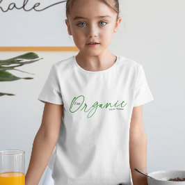 Ik ben biologisch | Elegant Minimale handgeschreve T-shirt