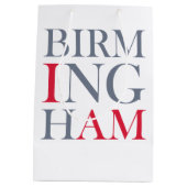 Ik ben Birmingham Gift Bag Medium Cadeauzakje (Achterkant)