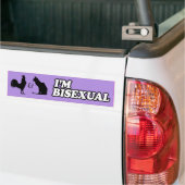 IK BEN BISEKSUEEL -.png Bumpersticker (Op Truck)