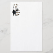 Ik ben Black Cat Stationery Briefpapier (Voorkant)