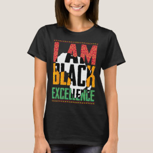 Ik ben Black Excellence Afro Pride Juneteenth T-shirt