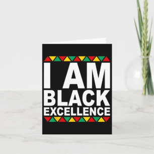 Ik ben Black Excellence Black Geschiedenis Maand M Kaart