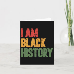 Ik ben Black History 1 Kaart