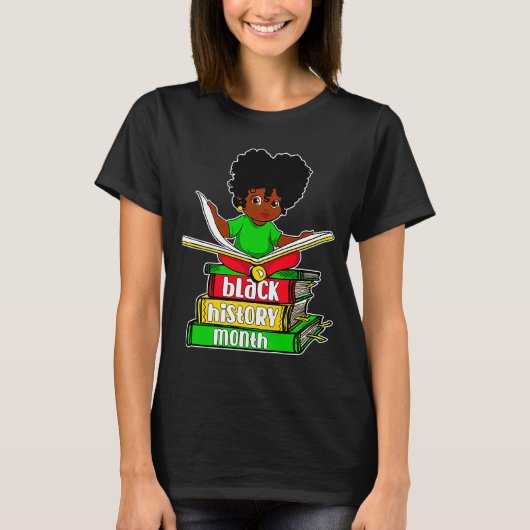 Ik ben Black History African American Black Pride  T-shirt (Voorkant)