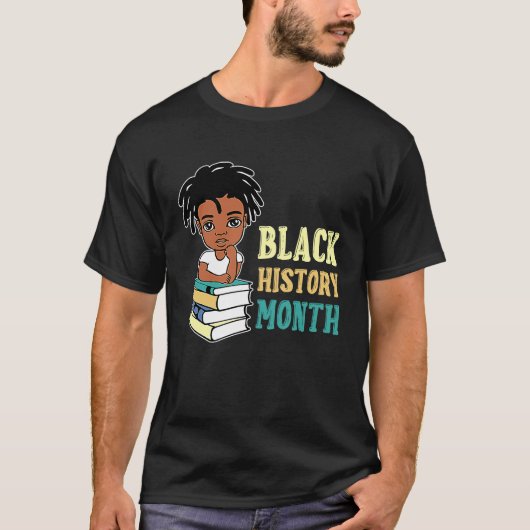 Ik ben Black History African American Black Pride  T-shirt (Voorkant)