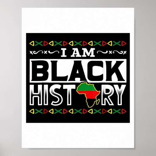 Ik ben Black History Bhm Poster (Voorkant)