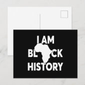 Ik ben Black History Black Lives Matter Briefkaart (Voorkant / Achterkant)
