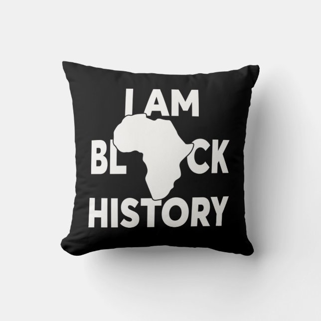 Ik ben Black History Black Lives Matter Kussen (Voorkant)