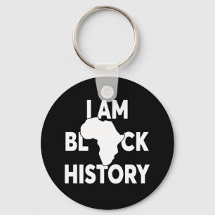 Ik ben Black History Black Lives Matter Sleutelhanger