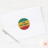 Ik ben Black History Flag Sticker (Envelop)