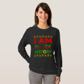 Ik ben Black History Maand BLM Afrocentrisch T-shirt (Voorkant volledig)