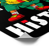 Ik ben Black History Maand Kinder Boys Afro Africa Poster (Hoek)