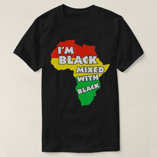 Ik ben Black History Mah Gift African American Pri T-shirt (Design voorkant)